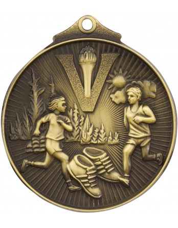 Cross Country Sunraysia Medal 52mm - Gold