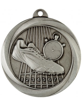 Medal - Track Silver 50mm
