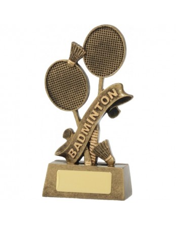  Badminton Resin Trophy 160mm