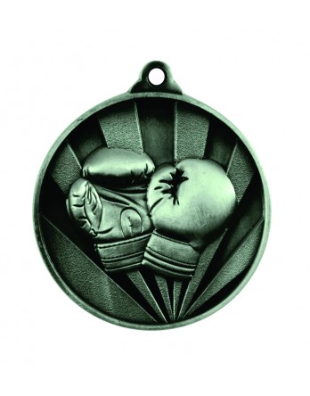 Medal - Two Tone Boxing Silver