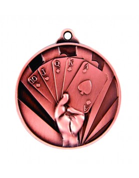 Medal - Two Tone Cards Bronze
