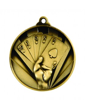 Medal - Two Tone Cards Gold
