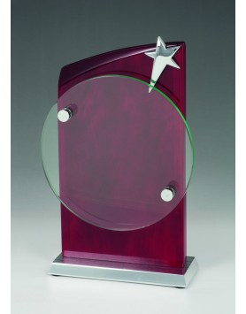 Rosewood & Glass Star Award 205mm