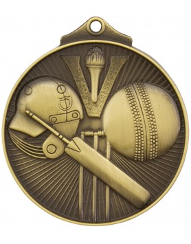 Cricket Sunraysia Medal 52mm - Gold