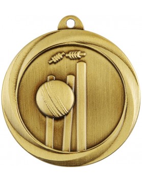 Medal - Cricket Gold 50mm