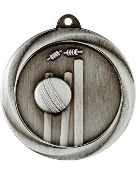 Medal - Cricket Silver 50mm