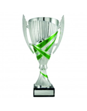 Cup Bella Plastic Silver/Green (6 Sizes)