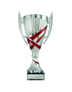 Cup Bella Plastic Silver/Red (6 Sizes)