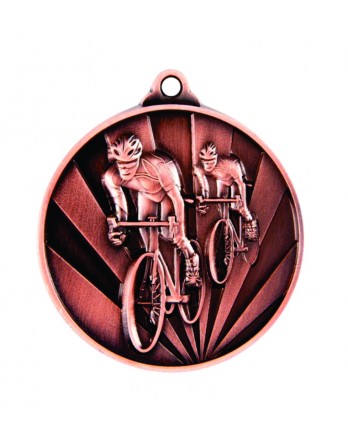 Medal - Two Tone Cycling Bronze