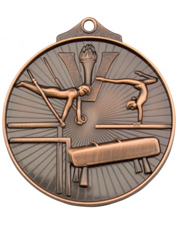 Gymnastics Sunraysia Medal 52mm - Bronze