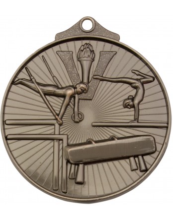 Gymnastics Sunraysia Medal 52mm - Silver