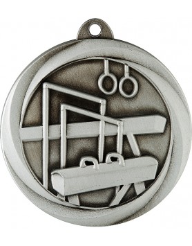 Medal - Gymnastics Silver 50mm