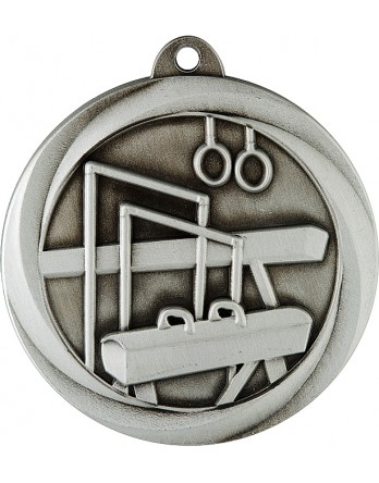 Medal - Gymnastics Silver 50mm