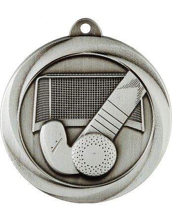 Medal - Hockey Silver 50mm