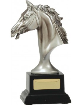 Horse Head Silver Trophy 195mm
