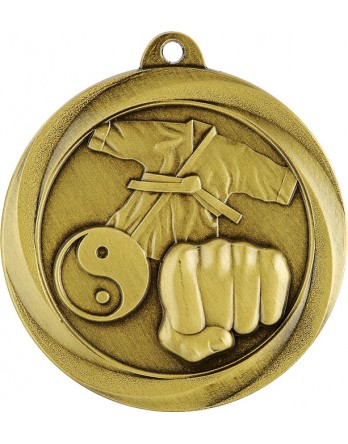 Medal - Martial Arts Gold 50mm