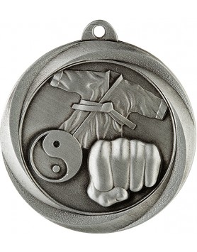 Medal - Martial Arts Silver 50mm