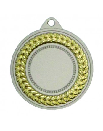 Generic Two Tone 50mm Gold Medal with 25mm Insert
