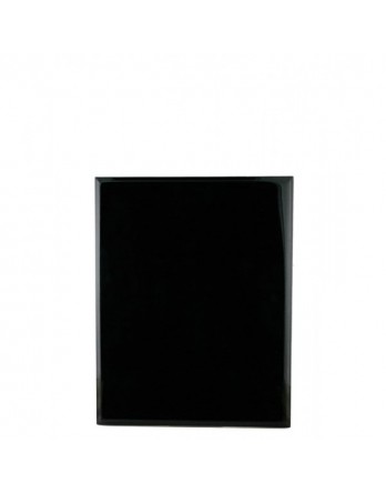 Timber Plaque Thin Black 175mm