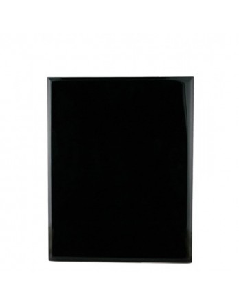Timber Plaque Thin Black 225mm
