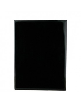 Timber Plaque Thin Black 250mm