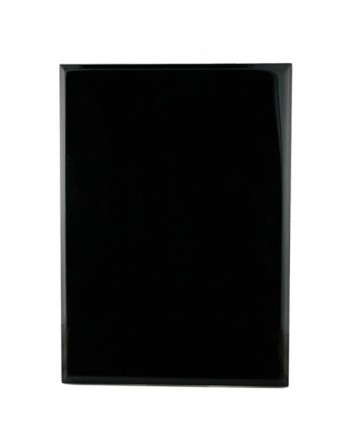 Timber Plaque Thin Black 300mm