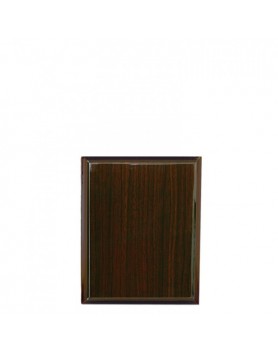 Timber Plaque Wider Brown 155mm
