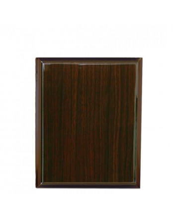 Timber Plaque Wider Brown 225mm