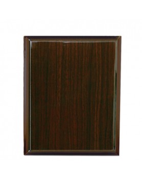 Timber Plaque Wider Brown 250mm