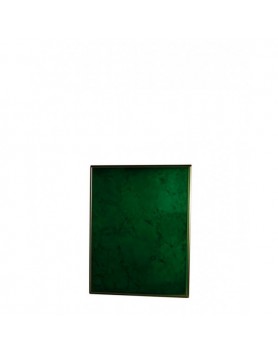 Timber Plaque Thin Green 155mm