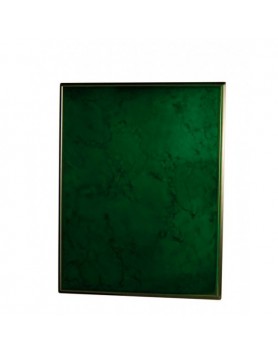 Timber Plaque Thin Green 250mm