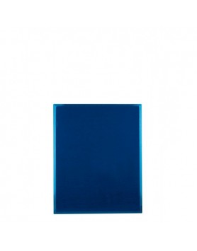 Timber Plaque Thin Royal Blue 155mm