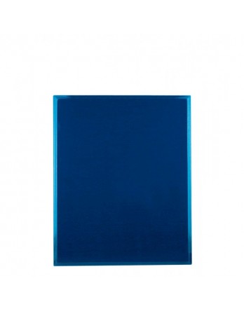 Timber Plaque Thin Royal Blue 200mm