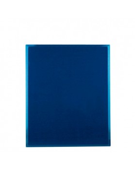 Timber Plaque Thin Royal Blue 225mm