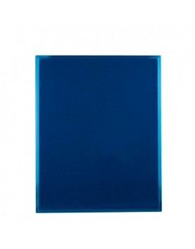 Timber Plaque Thin Royal Blue 250mm