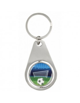 Key Ring Silver with 25mm Insert