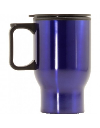 Travel Coffee Mug with Handle Blue 470ml