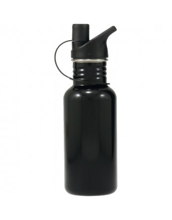 Stainless Steel Water Bottle Black 500ml