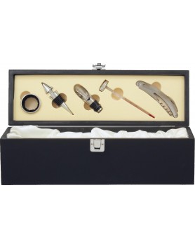 Wine Box (Black) with Tools