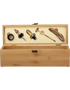 Wine Box (Bamboo) with Tools