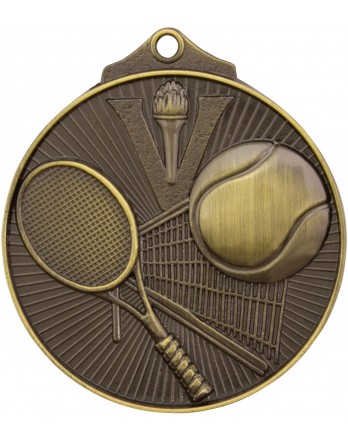 Medal - Tennis Gold Victory 52mm
