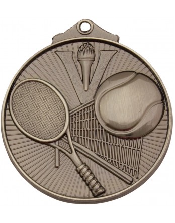 Medal - Tennis Silver Victory 52mm