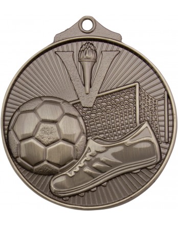 Soccer/Football Sunraysia Medal 52mm - Silver