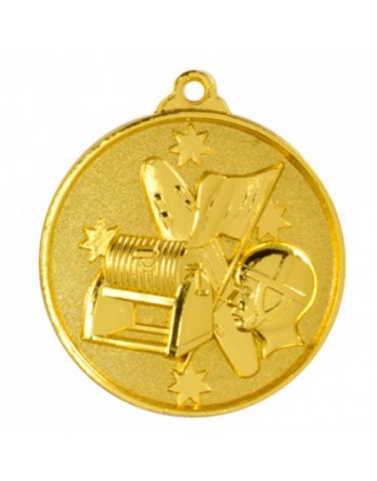 Surf Lifesaving Heavy Stars Medal - Gold