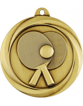 Medal -Table Tennis Gold 50mm