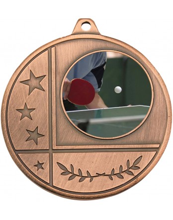 Generic Glazier Frosted Medal Bronze 50mm with 25mm insert