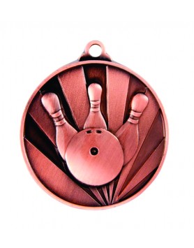 Medal - Two Tone Ten Pin Bowling Bronze