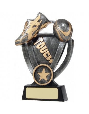  Touch Rugby Resin Trophy 140mm
