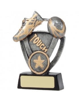  Touch Rugby Resin Trophy 110mm