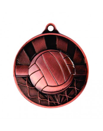 Medal - Two Tone Volleyball Bronze
